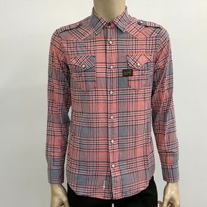 G-Star Plaid Shirt, Medium